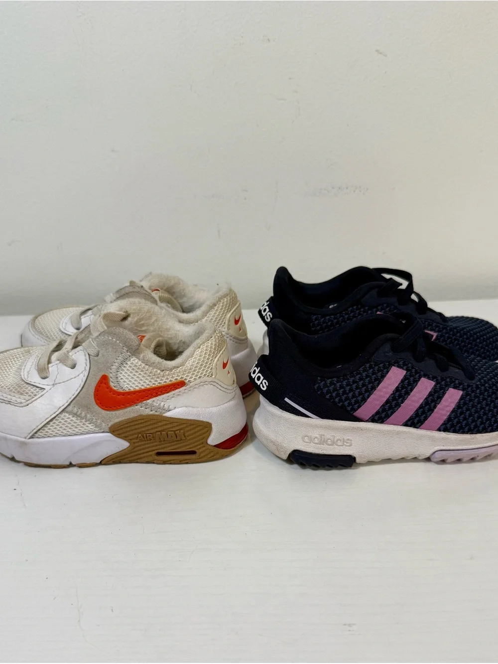 Toddler Girls Nike and Adidas Athletic Sneakers Bundle Size 6